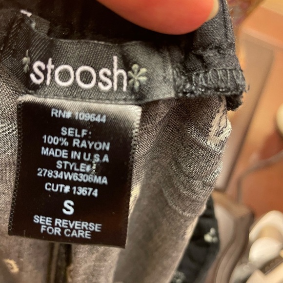 Stoosh Black and White Patterned Kids Bottoms - Picture 3 of 3